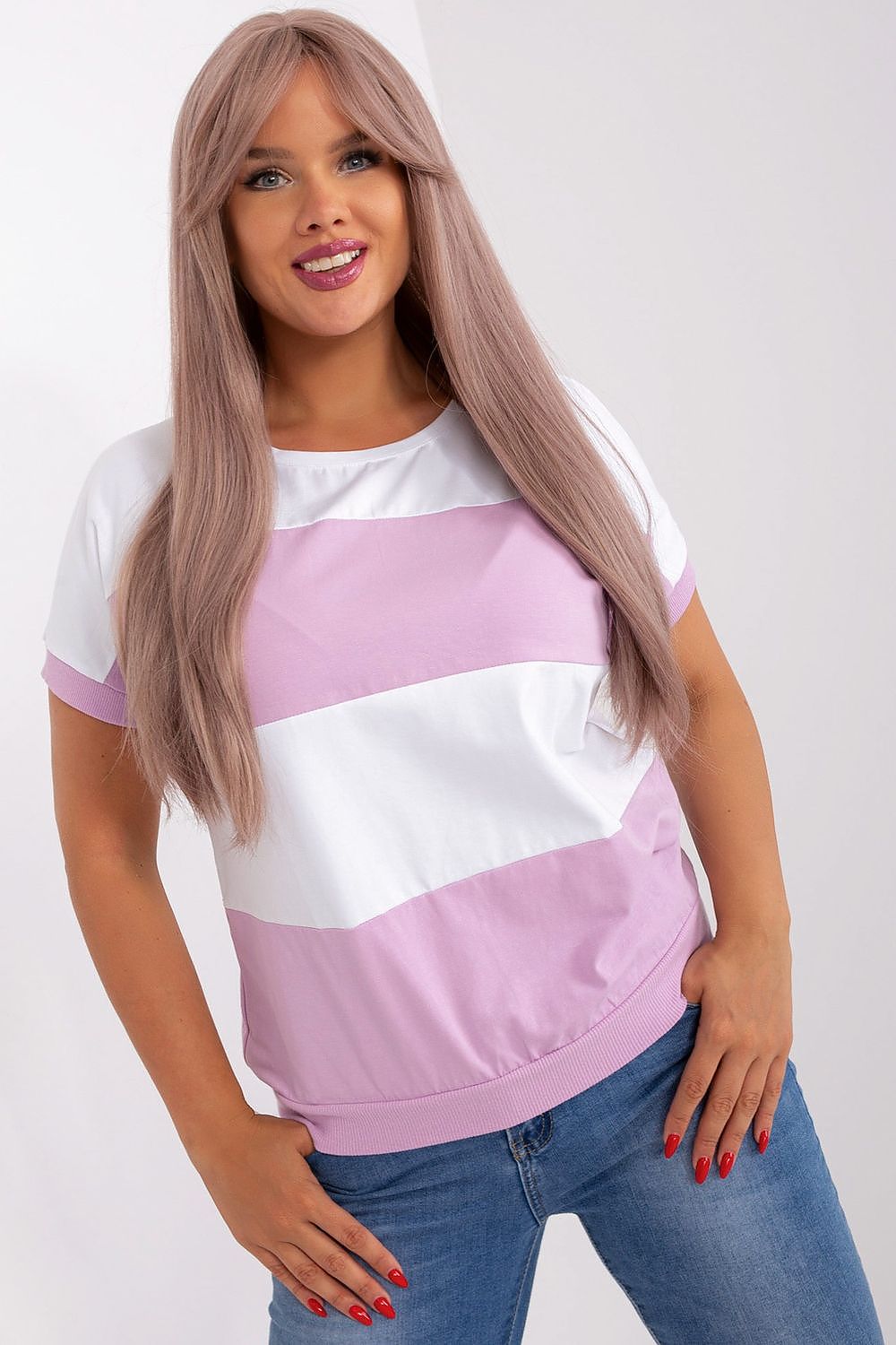 Plus size blouse model 182743